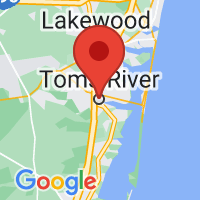 Map of Toms River, NJ
